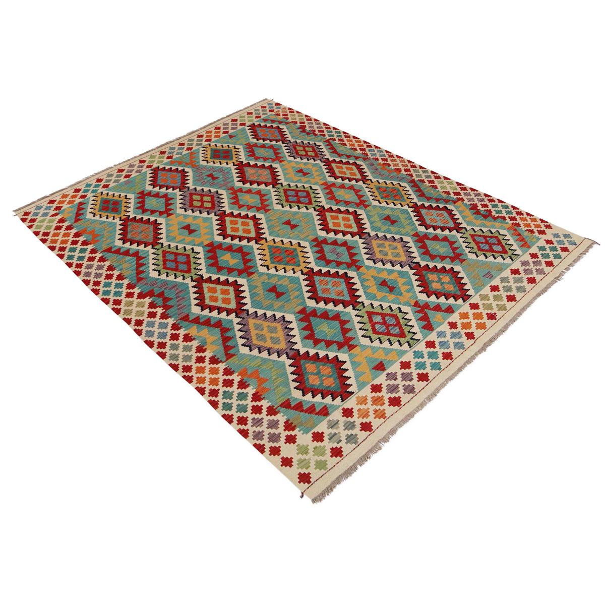 Handmade Vegetable Kelim 5' 9" x 8' 2" (ft) - No. P36081