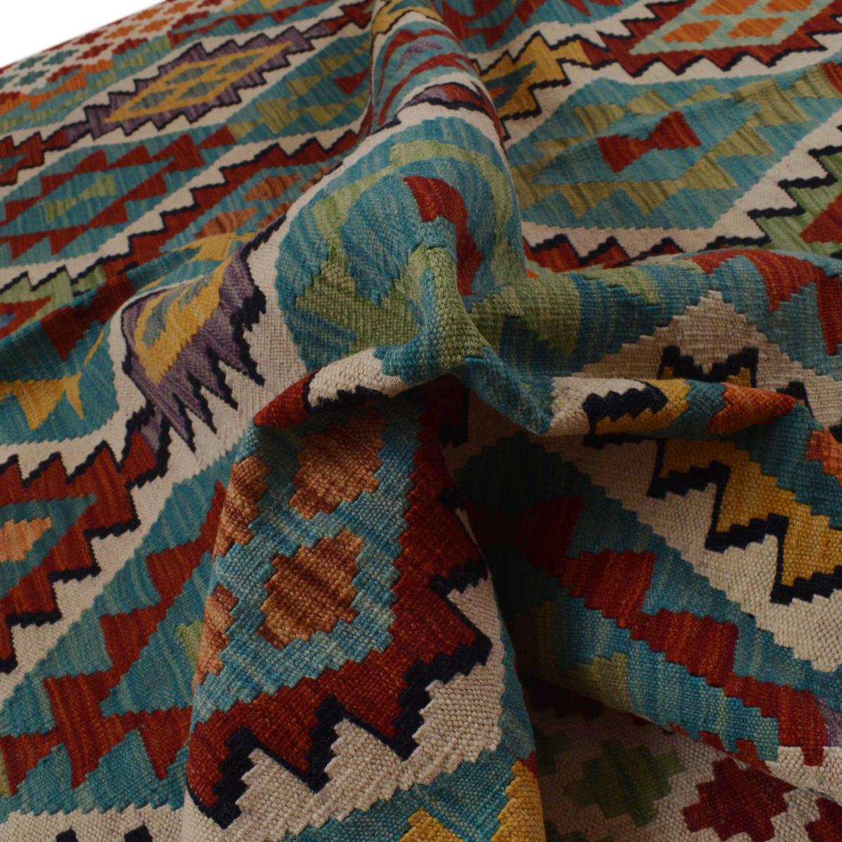 Handmade Vegetable Kelim 5' 9" x 8' 2" (ft) - No. P36081