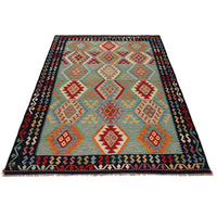 Handmade Vegetable Kilim 6' 0" x 8' 4" (ft) - No. P36082