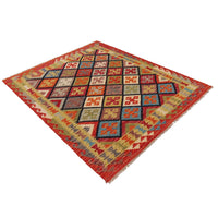 Handmade Vegetable Kilim 4' 11" x 6' 4" (ft) - No. P36097
