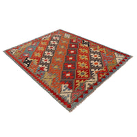 Handmade Wool Kilim Carpet 150 x 199 cm (ID P36102)
