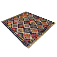 Handmade Wool Kilim Rug 158 x 200 cm (ID P36142)