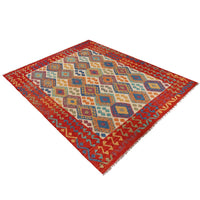 Handmade Vegetable Kilim 6' 0" x 8' 1" (ft) - No. P36144
