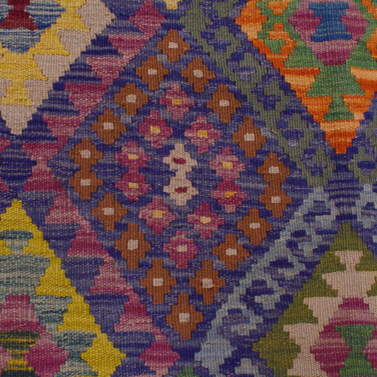 Handmade Vegetable Kelim 6' 1" x 7' 10" (ft) - No. P36149