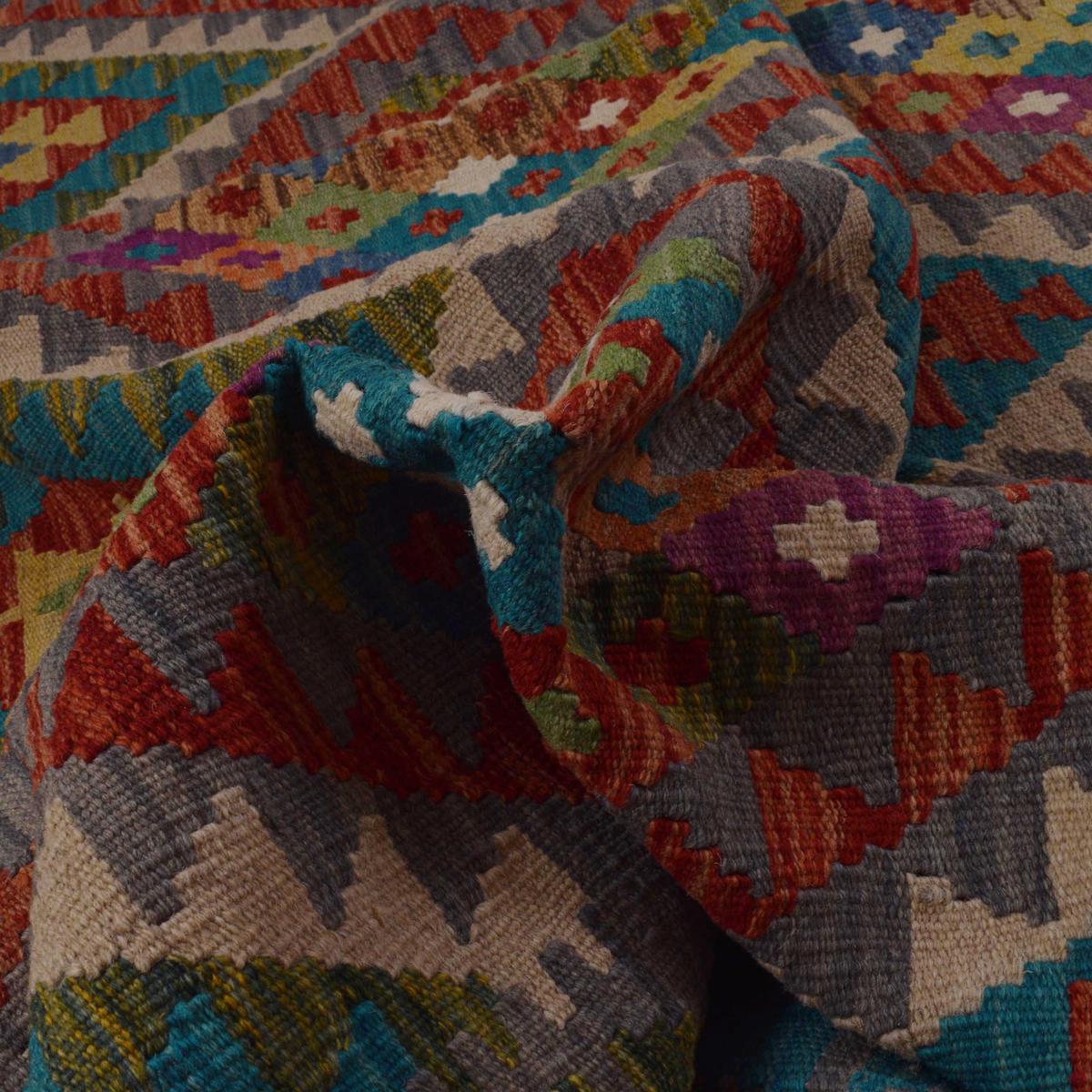 Handmade Vegetable Kilim 6' 3" x 8' 0" (ft) - No. P36150