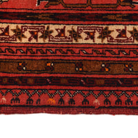 Handmade Wool Bokhara Area Rug Beige 81x115in (ID R21452)