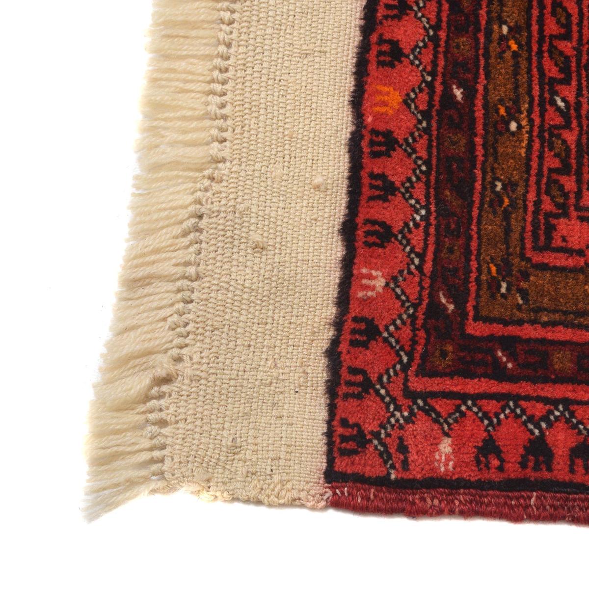 Handmade Wool Bokhara Area Rug Beige 81x115in (ID R21452)