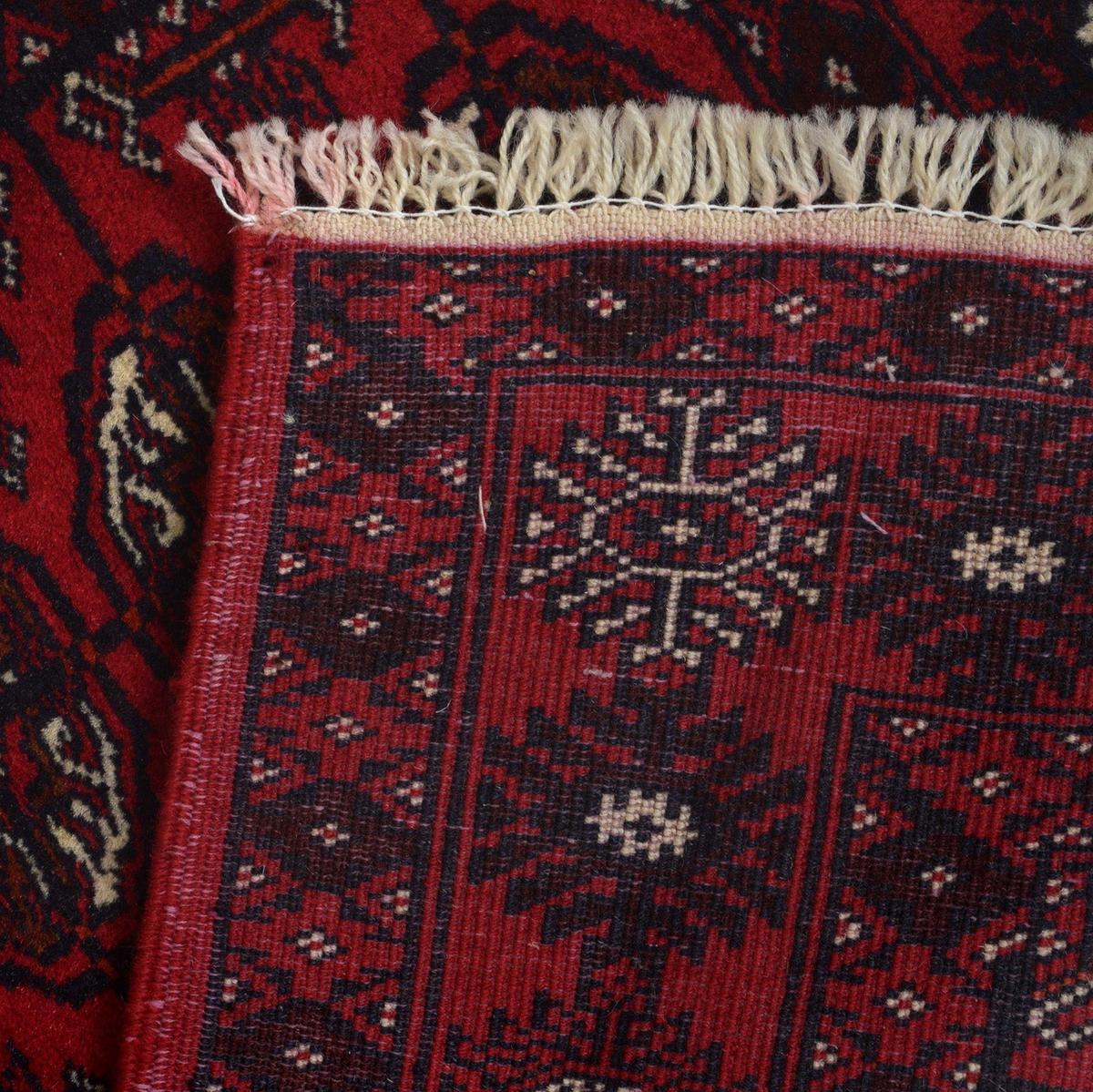 Handmade Bokhara Wool Runner Area Rug 77x194cm (ID R23734)