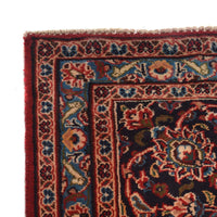 Handmade Red Kashan Wool Area Rug (ID R24109) 113x149 in