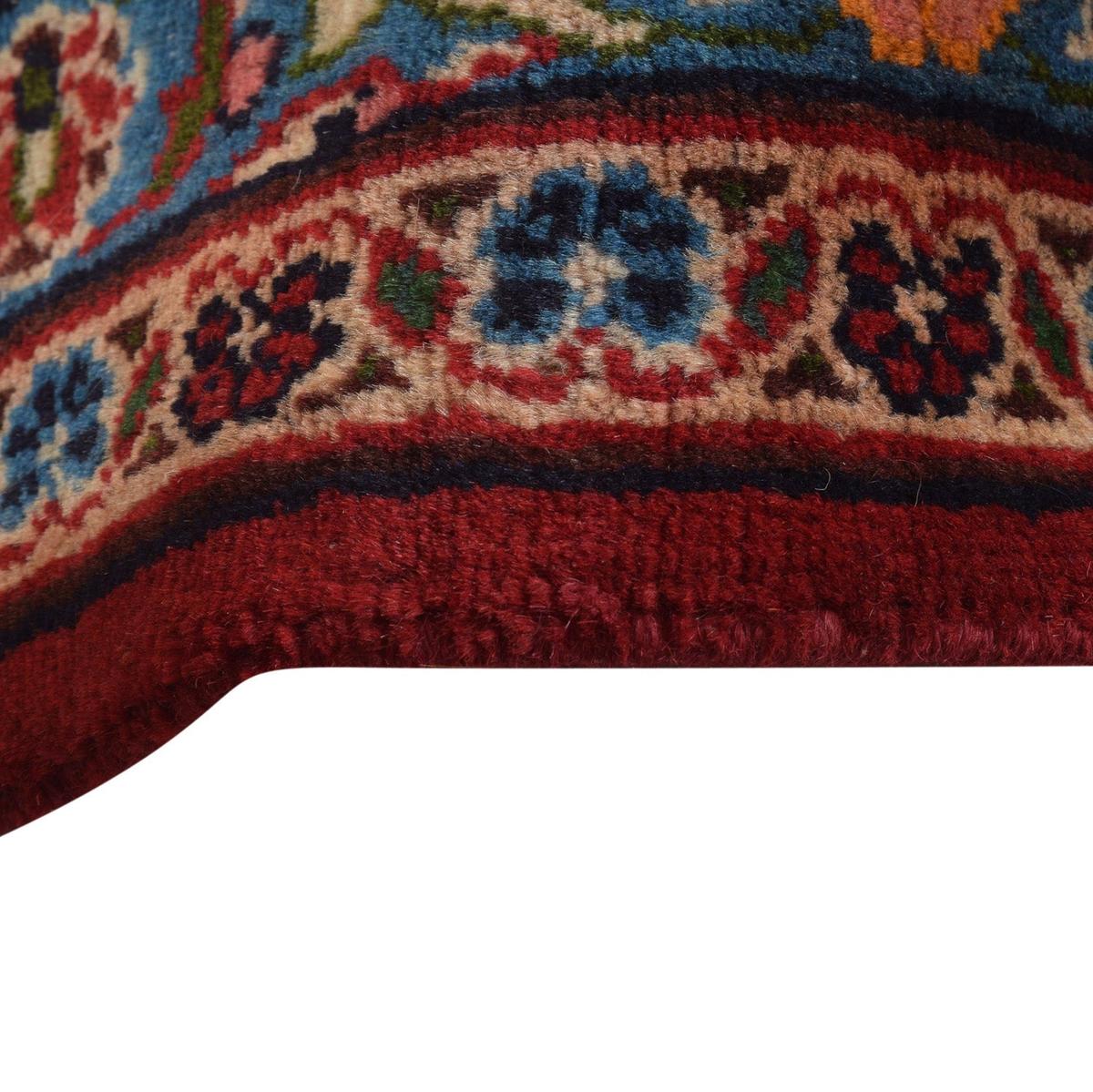 Handmade Red Kashan Wool Area Rug (ID R24109) 113x149 in