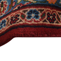 Handmade Red Kashan Wool Area Rug (ID R24109) 113x149 in