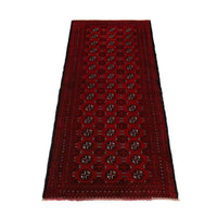 Handmade Bokhara Wool Runner 80 x 191 cm (ID 24134)