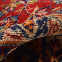 Handmade Red Kashan Wool Area Rug 225x340 cm (ID R24266)