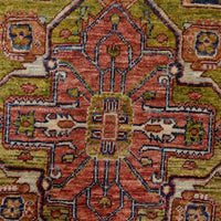 Handmade Heriz Wool Area Rug 3'9 x 5'7 (ID R24273)