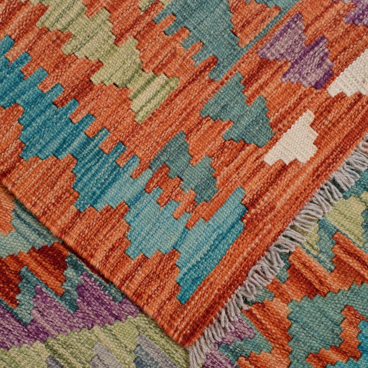 Handmade Vegetable Kilim 8' 3 x 11' 1 (ft) - No. R26103