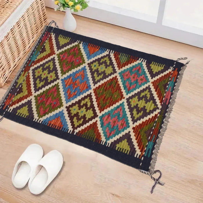 Handmade Vegetable Kelim 60 x 89 (cm) W30804