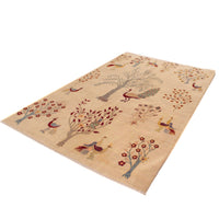 Hand-Knotted Tree of Life Carpet 5' 4" x 8' 1" (ft) - No. W34062