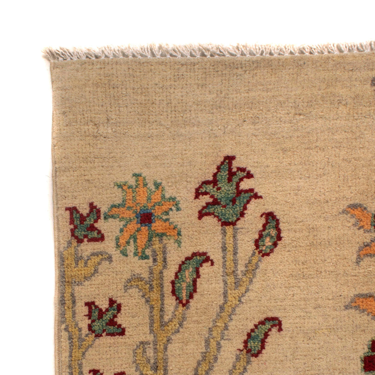 Hand-Knotted Tree of Life Carpet 5' 4" x 8' 1" (ft) - No. W34062