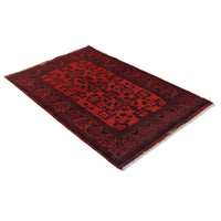 Handmade Wool Khal Mohammadi Area Rug 100x160 cm (ID W34098)