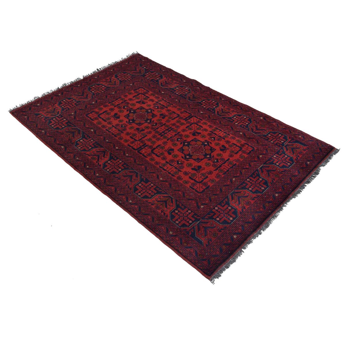 Handmade Wool Area Rug 103 x 160 cm (ID W34100)