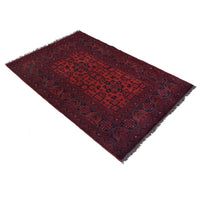 Handmade Wool Area Rug 103 x 160 cm (ID W34100)