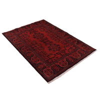 Handmade Khal Mohammadi Wool Area Rug 102x150 cm (ID W34107)
