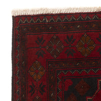 Handmade Wool Khal Mohammadi Area Rug Red 41x59in (ID W34111)