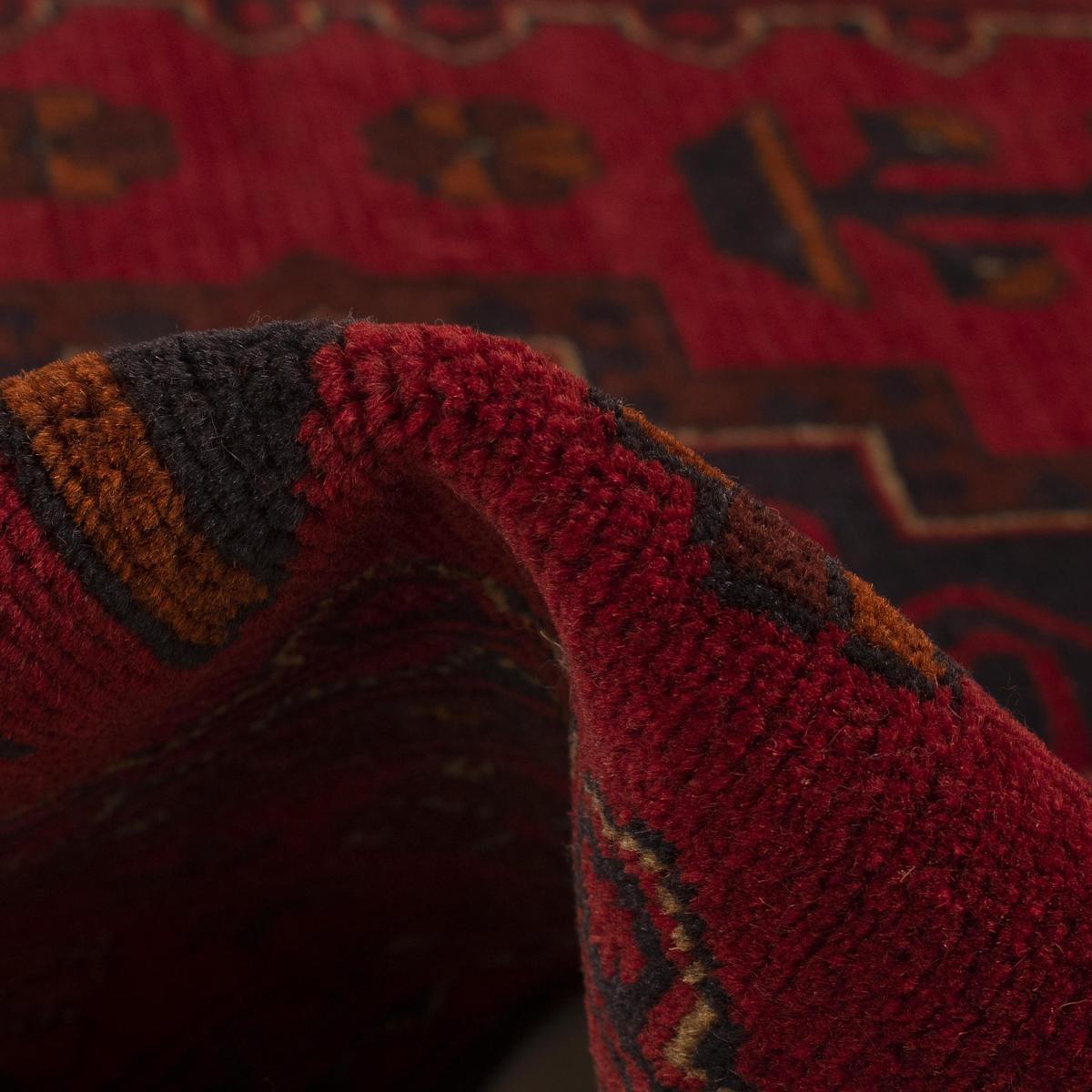 Handmade Wool Khal Mohammadi Area Rug Red 41x59in (ID W34111)