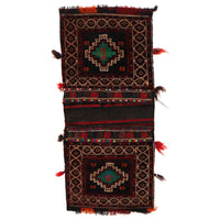 Khorjin Saddle bag 2' 2" x 5' 2" (ft) - No. W34233