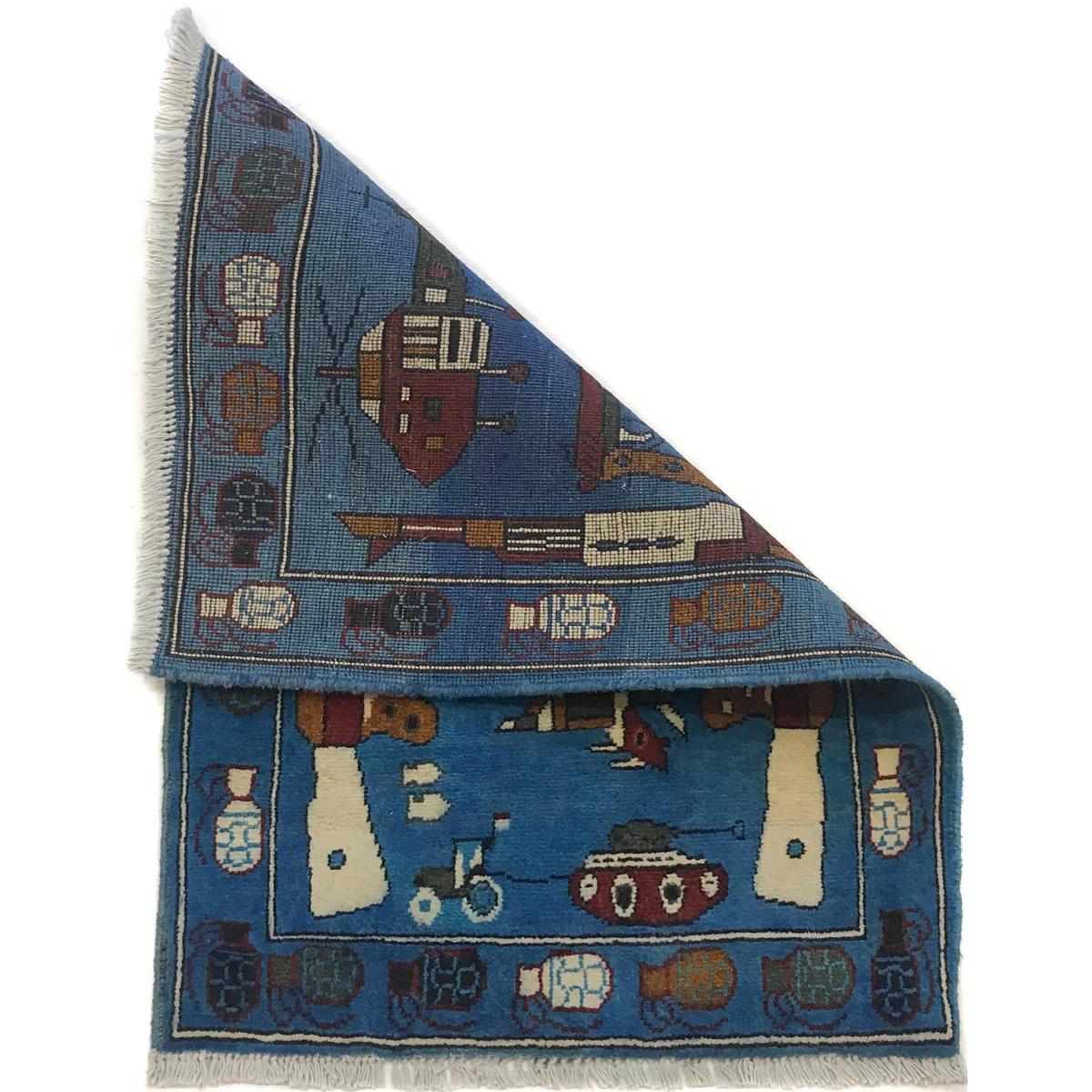 Handmade Wool Rug 65 x 88 (cm) (ID G34584) Oriental