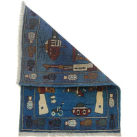 Handmade Wool Rug 65 x 88 (cm) (ID G34584) Oriental