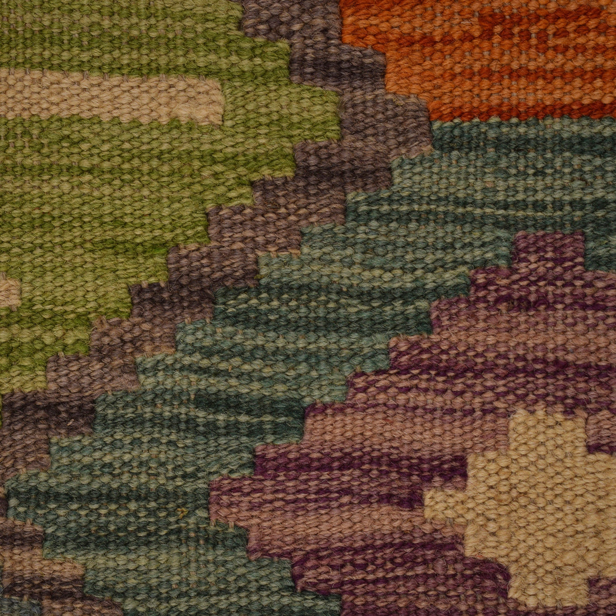 Handmade Vegetable Kilim 4' 11 x 6' 4 (ft) - No. W34753