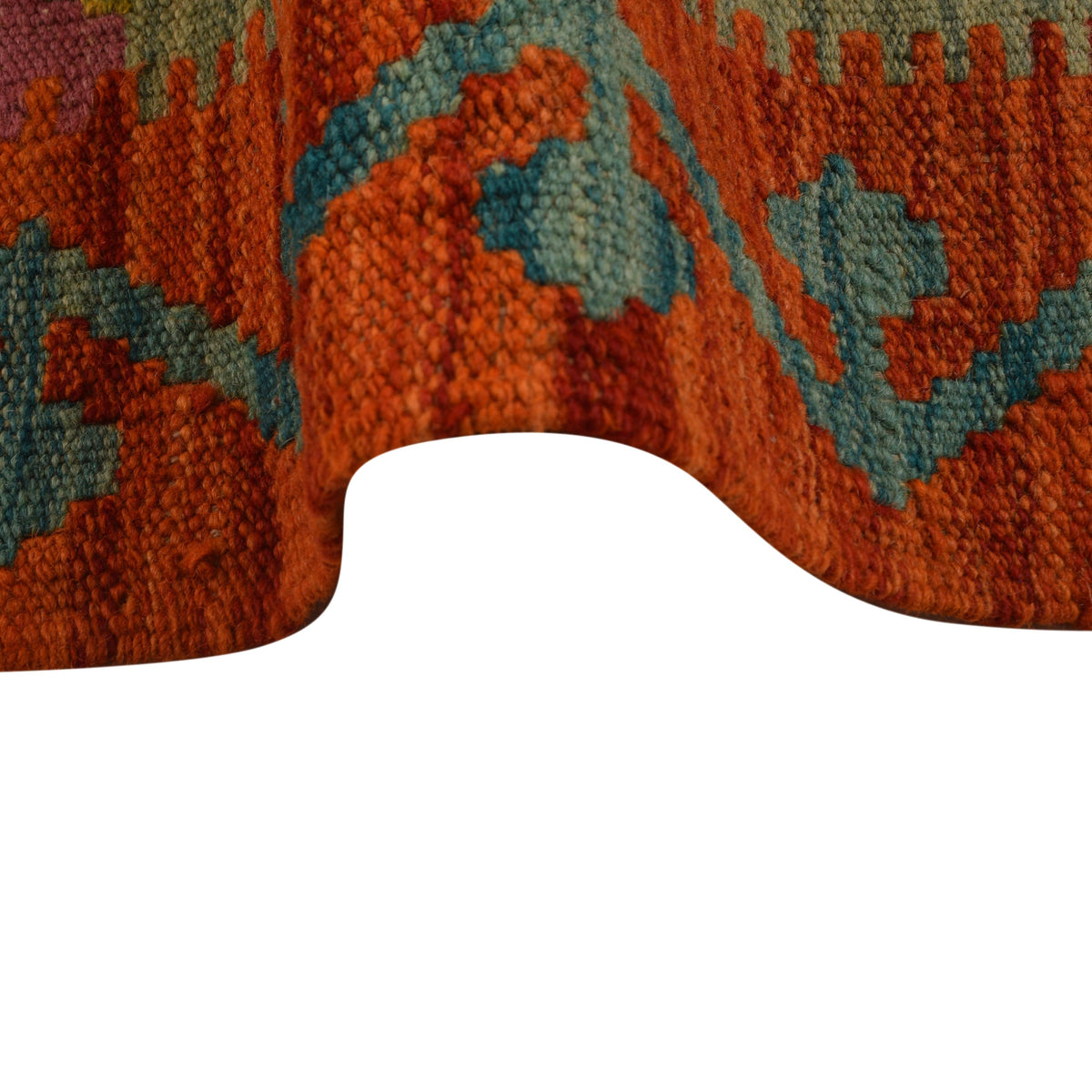 Handmade Vegetable Kelim 5' 0 x 6' 3 (ft) - No. W34755