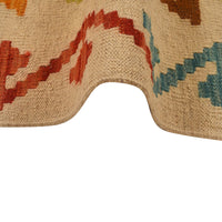 Handmade Vegetable Keilim 5' 1" x 6' 5" (ft) - No. W34841