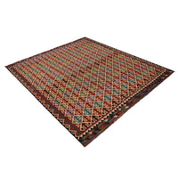 Handmade Vegetable Kilim 9' 11" x 13' 0" (ft) - No. W35577