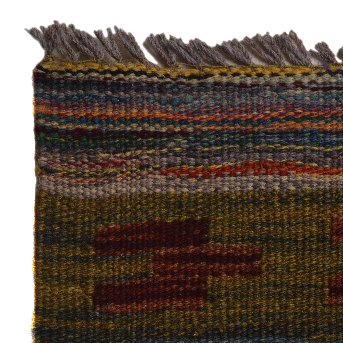 Handmade Vegetable Kelim 9' 5" x 13' 0" (ft) - No. W35578