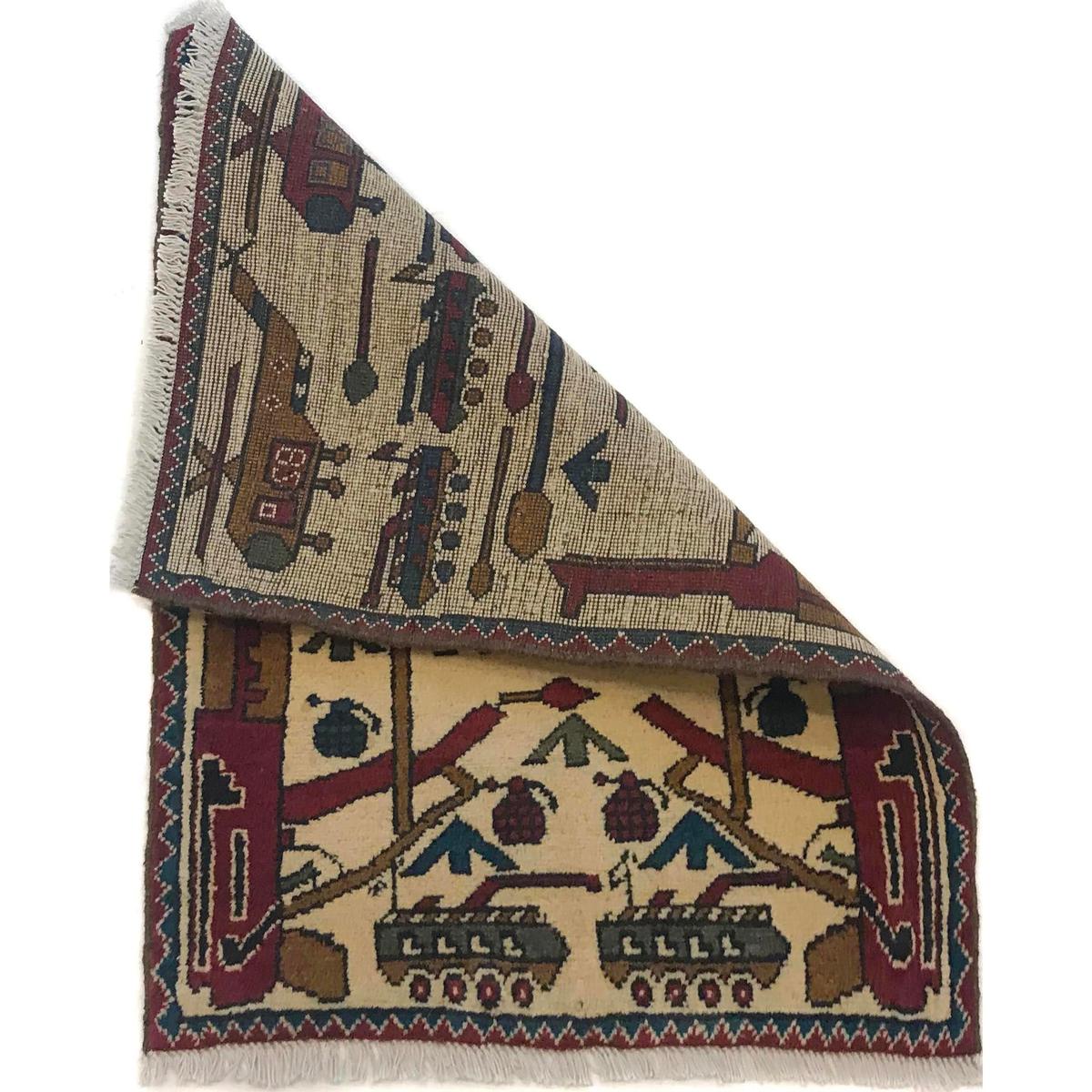 Handmade Wool Area Rug Premium Oriental Carpet (ID W35591)