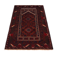 Small Prayer Rug 2' 10" x 4' 11" (ft) - No. W35892