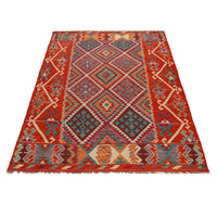 Handmade Vegetable Kelim 6' 0" x 8' 5" (ft) - No. W35934