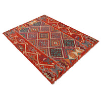 Handmade Vegetable Kelim 6' 0" x 8' 5" (ft) - No. W35934