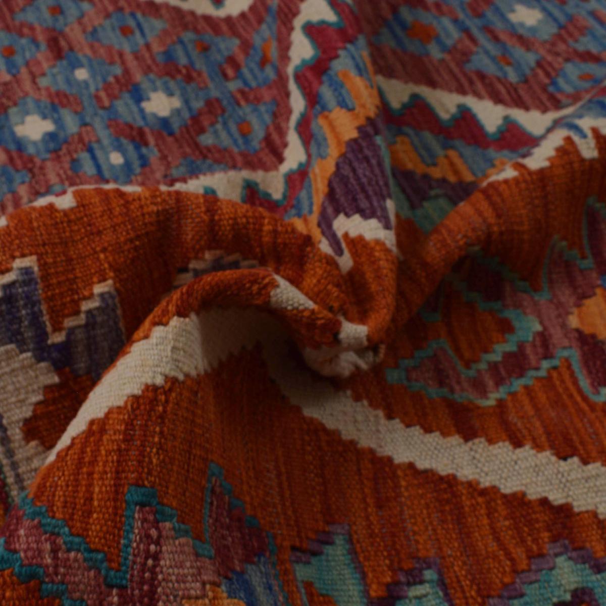 Handmade Vegetable Kelim 6' 0" x 8' 5" (ft) - No. W35934