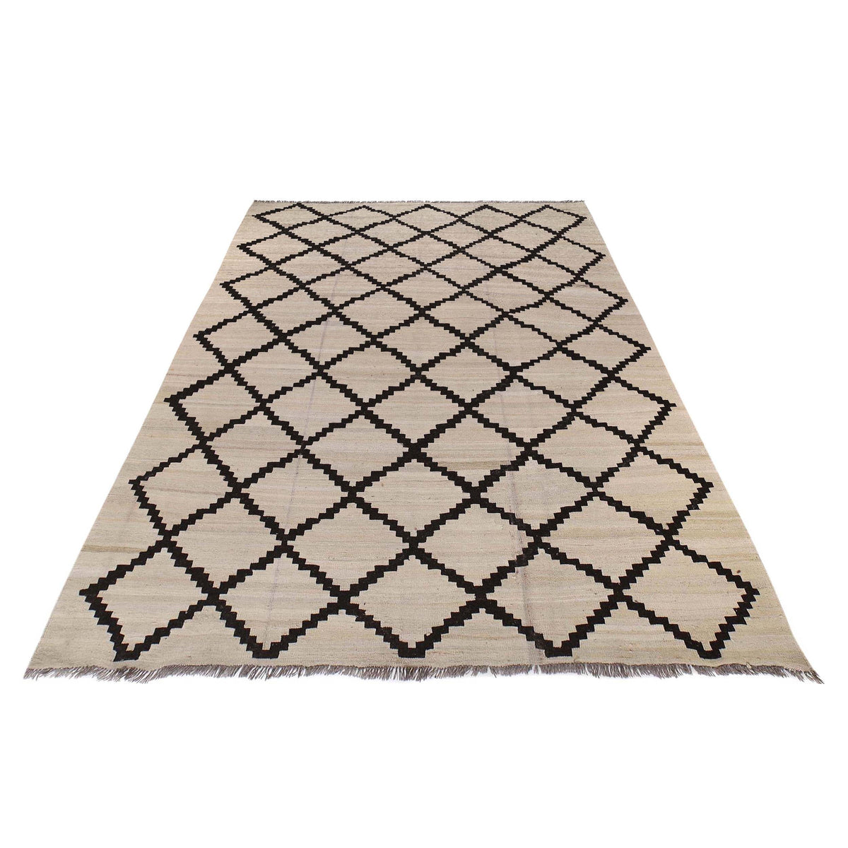 Modern Handmade Kilim 6' 10" x 10' 2" (ft) - No. Y13091