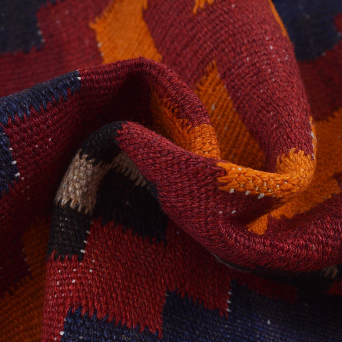 Handmade Multi-Color Kilim 7' 2" x 9' 11" (ft) - No. Y15776