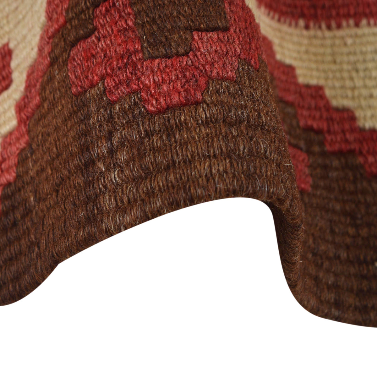 Hand Knotted Multi Dhurrie  5' 9" x 7' 11" (ft) - No. Y15798