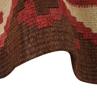 Hand Knotted Multi Dhurrie  5' 9" x 7' 11" (ft) - No. Y15798