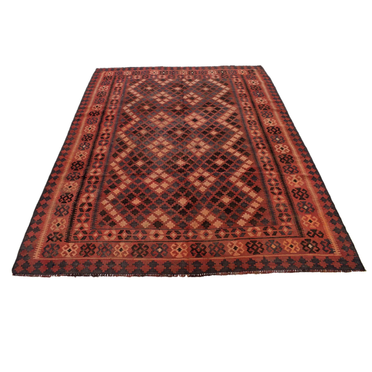 Vintage Kilim 5' 10" x 7' 7" (ft) - No. Y15801