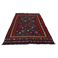 Hand Knotted Suzuni Kelim 5' 1" x 8' 5" (ft) - No. Y16037