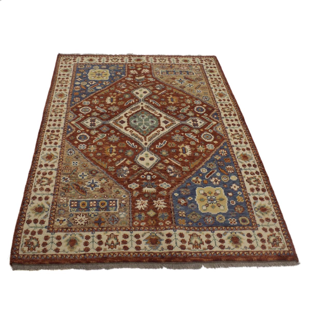 Handmade Shirazi Wool Carpet 114 x 172 cm (ID Y33030)