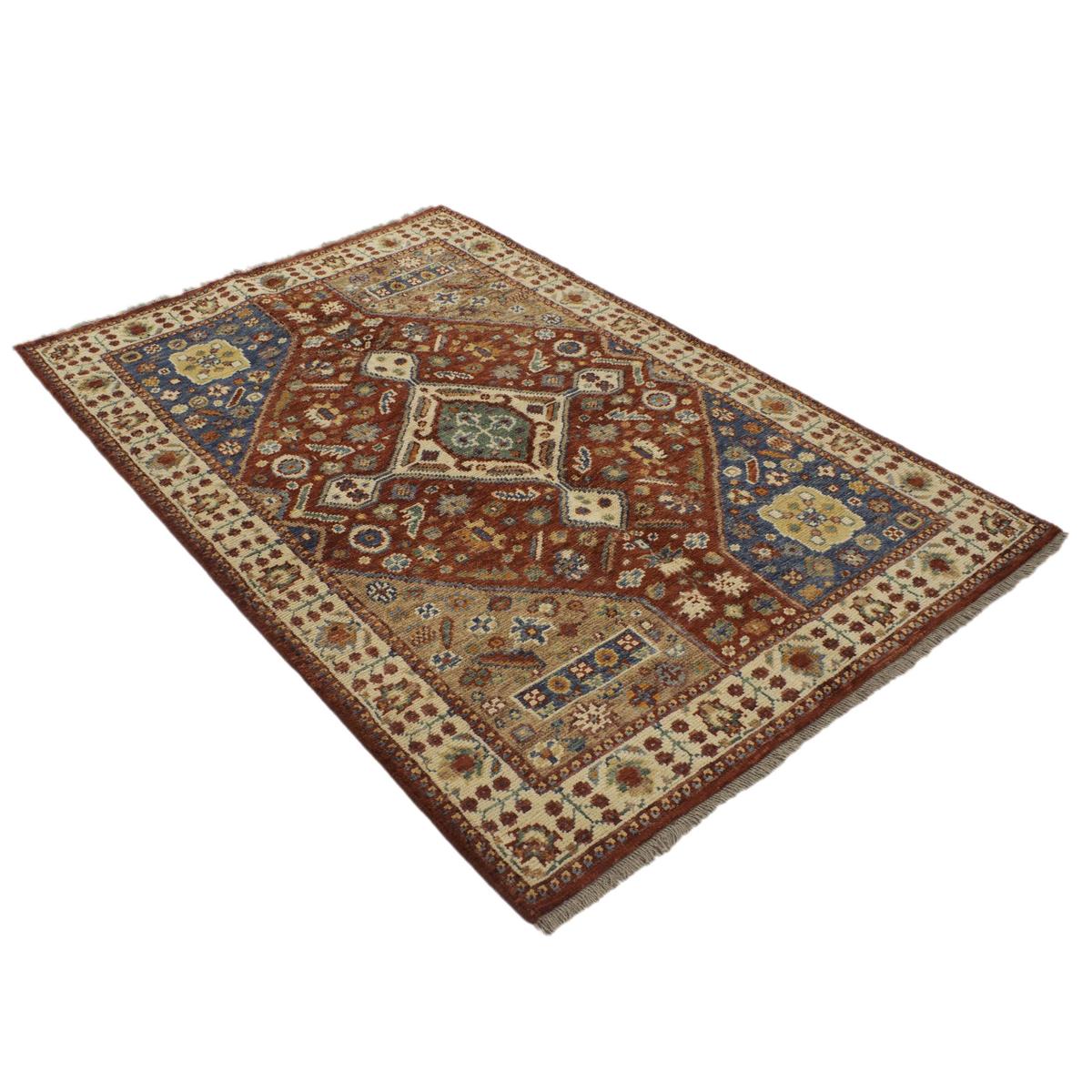 Handmade Shirazi Wool Carpet 114 x 172 cm (ID Y33030)
