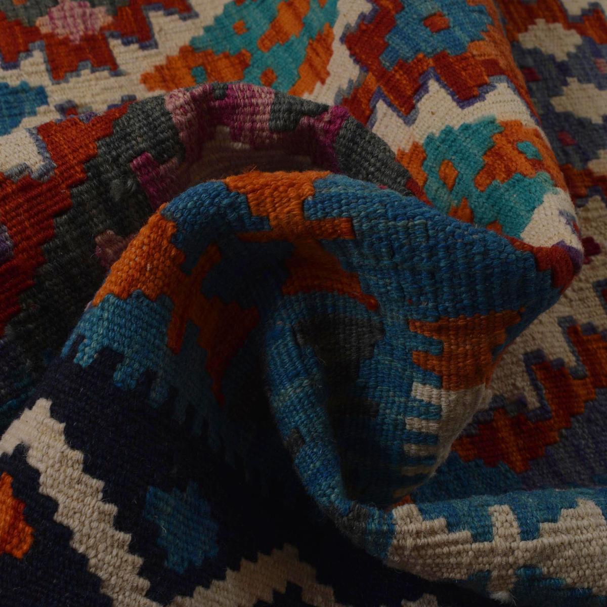 Handmade Vegetable Kelim 6' 1" x 8' 2" (ft) - No. Y35599